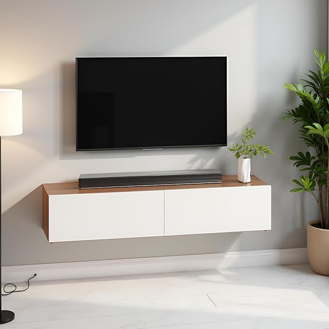 Exotic Teak & White Finish