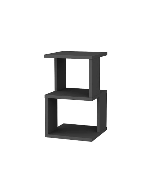 Allesia Bedside Table, End & Sofa Side Small Table, Stool, Chest of Drawers for Living Room (Wenge)