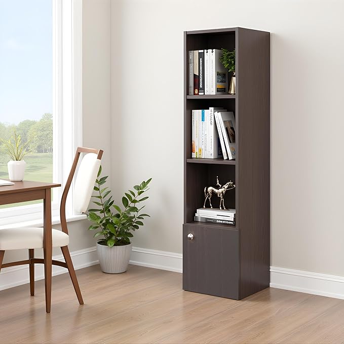 Multipurpose Display Shelf for Living Room, Office & Study – Wenge Finish