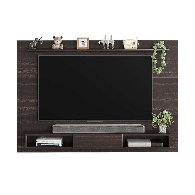 Fits up to 50 in TVs (Exotic Teak & White 50")