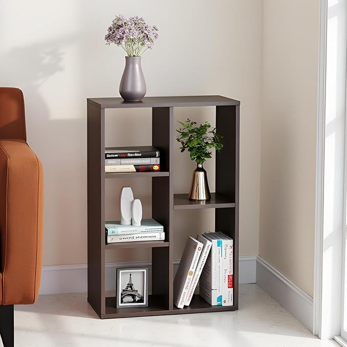 Display Unit for Living Room, Bedroom & Office – Wenge Finish, 80x50x25 cm