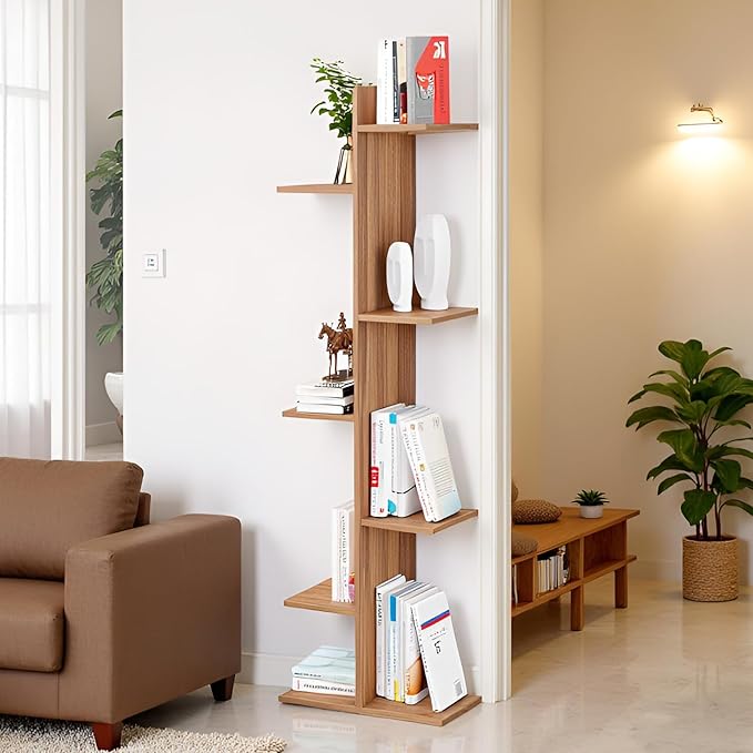 Engineered Wood Storage Shelf for Living Room, Bedroom & Office – (140 x 40 x 23 cm) (Wenge)