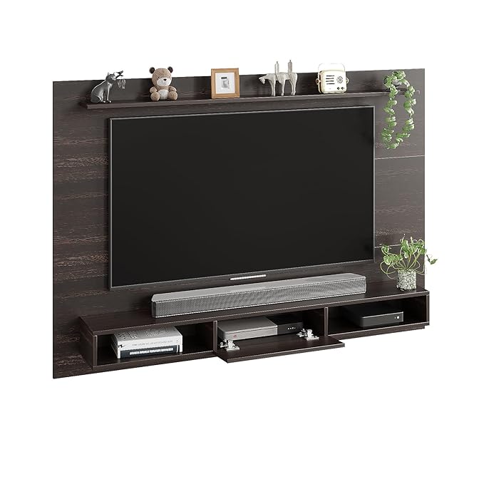 Fits up to 50 in TVs (Exotic Teak & White 50")