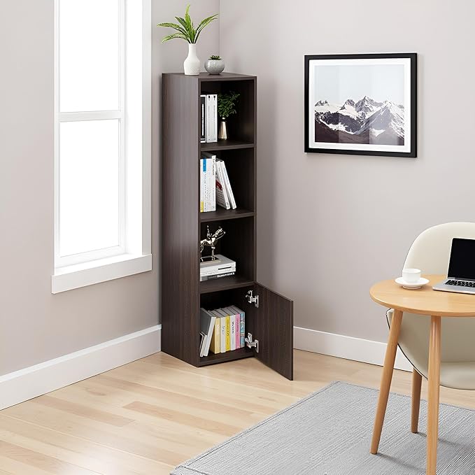 Multipurpose Display Shelf for Living Room, Office & Study – Wenge Finish