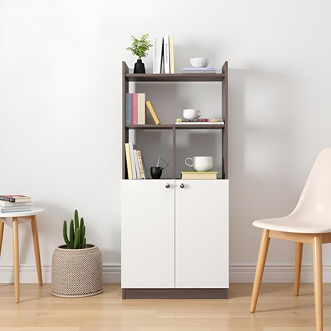 Engineered Wood, 141 x 57 x 32 cm – Wenge & White Finish