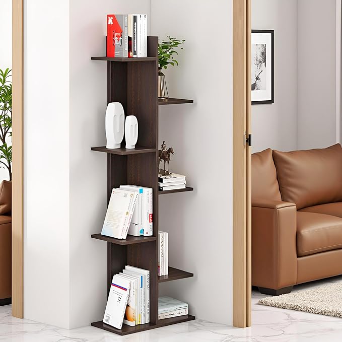 Engineered Wood Storage Shelf for Living Room, Bedroom & Office – (140 x 40 x 23 cm) (Wenge)