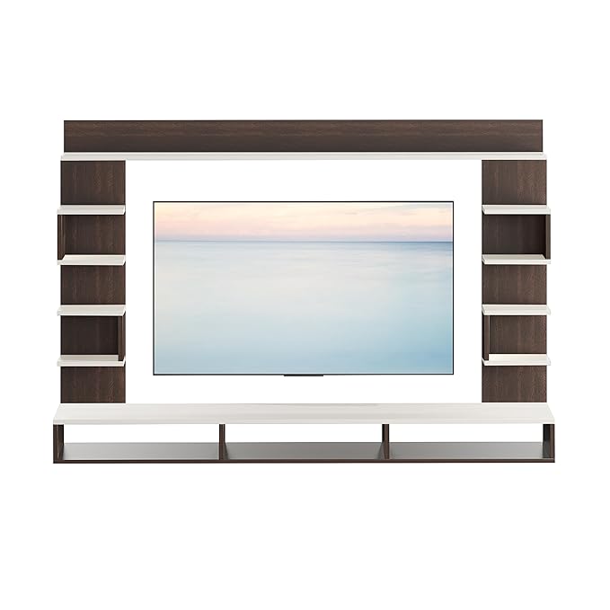 FURNEASER Steven Engineered Wood Wall Mount TV Unit/Set Top Box Stand with Display Shelves/Modern Tv Rack/Cabinet/Showcase for 43 inch TV (W) (Copy)