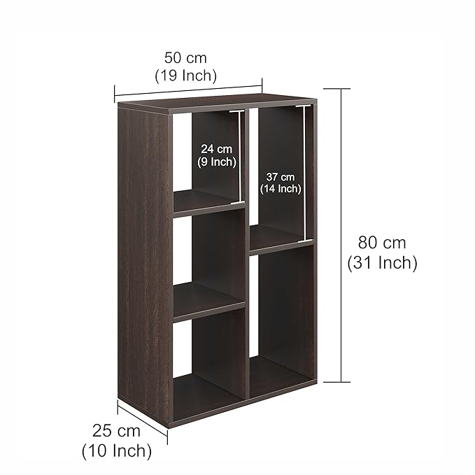 Display Unit for Living Room, Bedroom & Office – 80x50x25 cm (Exotic Teak)
