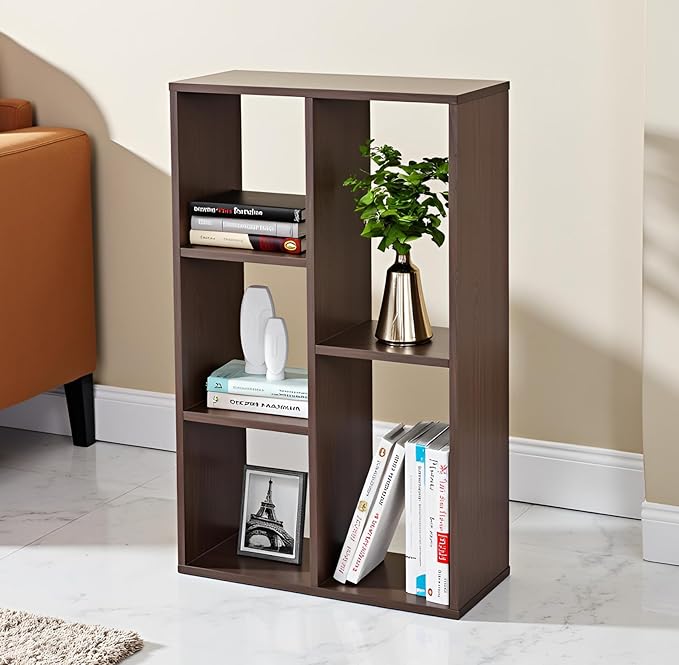 Display Unit for Living Room, Bedroom & Office – Wenge Finish, 80x50x25 cm