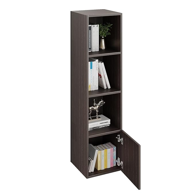 Multipurpose Display Shelf for Living Room, Office & Study – Wenge Finish