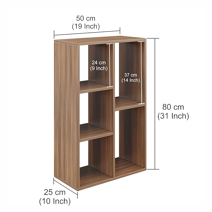 Display Unit for Living Room, Bedroom & Office – 80x50x25 cm (Exotic Teak)
