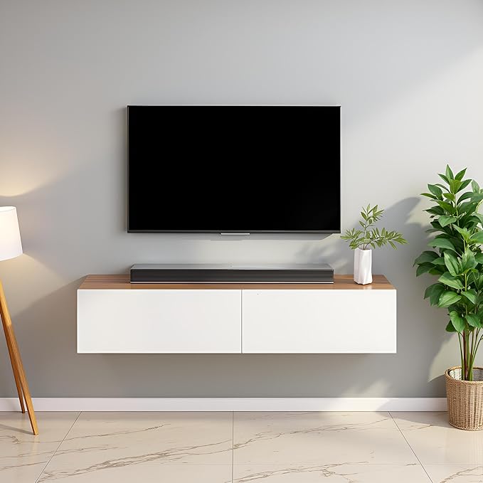 Exotic Teak & White Finish