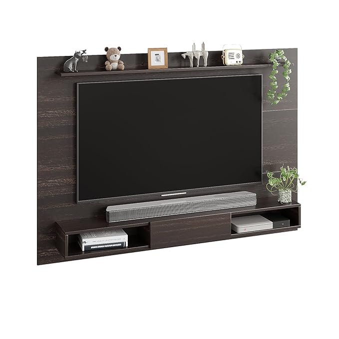 Fits up to 50 in TVs (Exotic Teak & White 50")