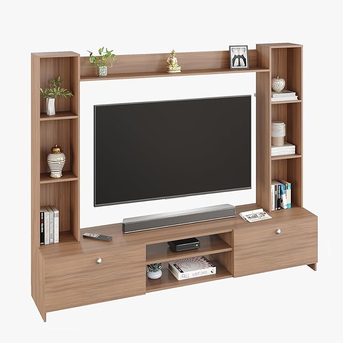 Fits up to 50 in TVs (Exotic Teak 50")