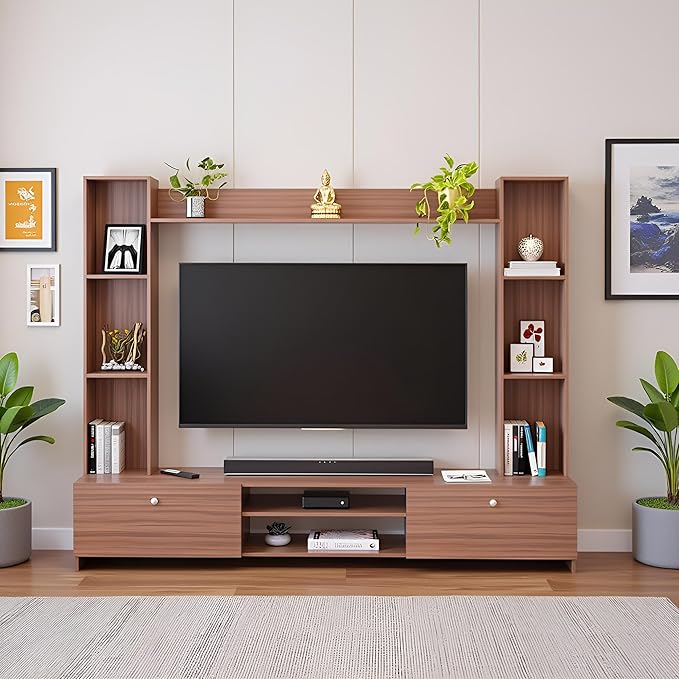 Fits up to 50 in TVs (Exotic Teak 50")