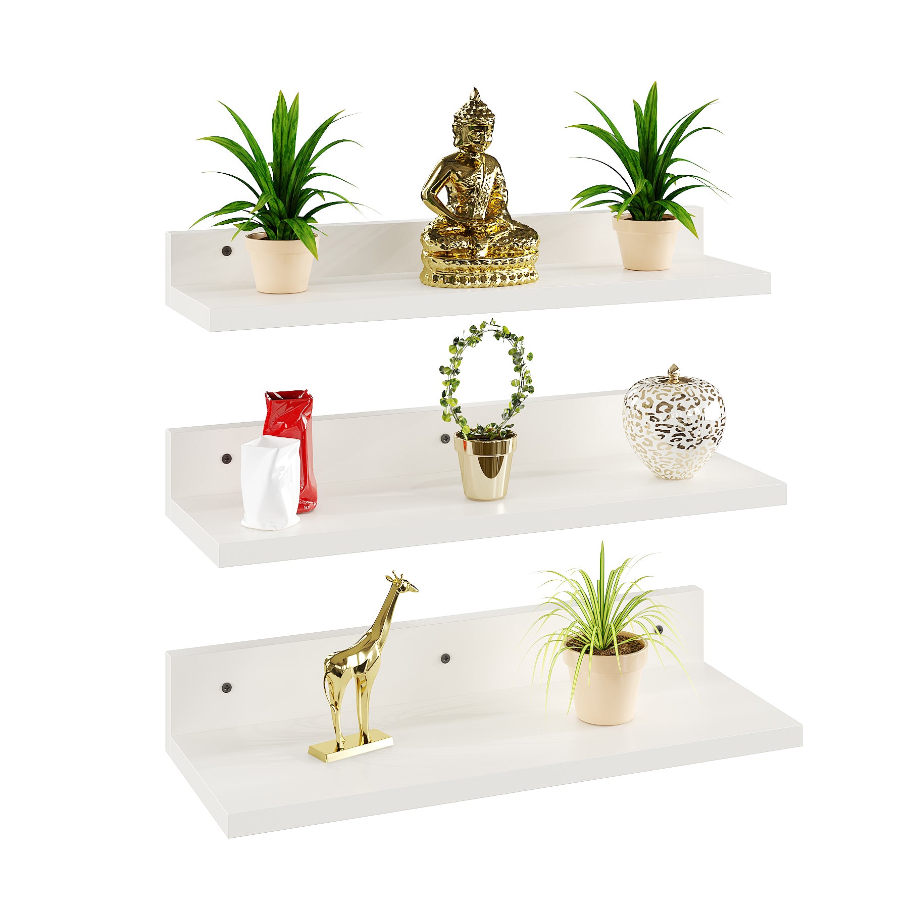 Crucia Multipurpose Wall Shelf Display Rack