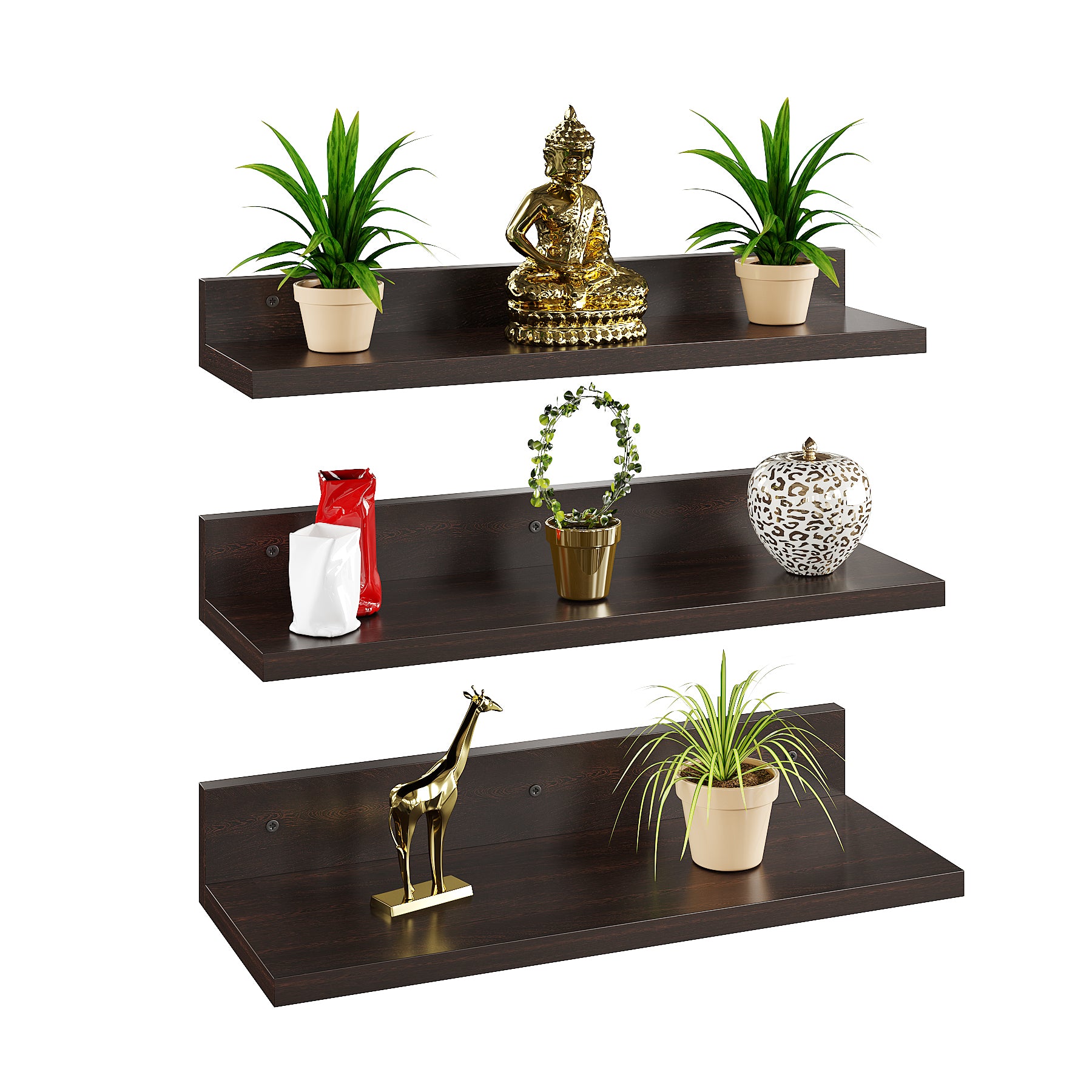 Crucia Multipurpose Wall Shelf Display Rack
