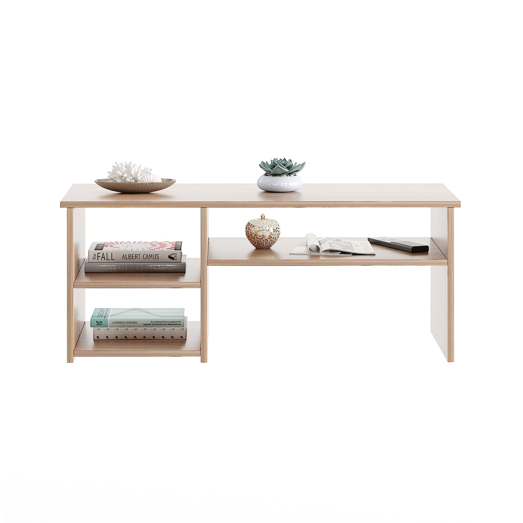 Tealip Coffee Table with Storage, Centre Table, Teapoy for Living Room