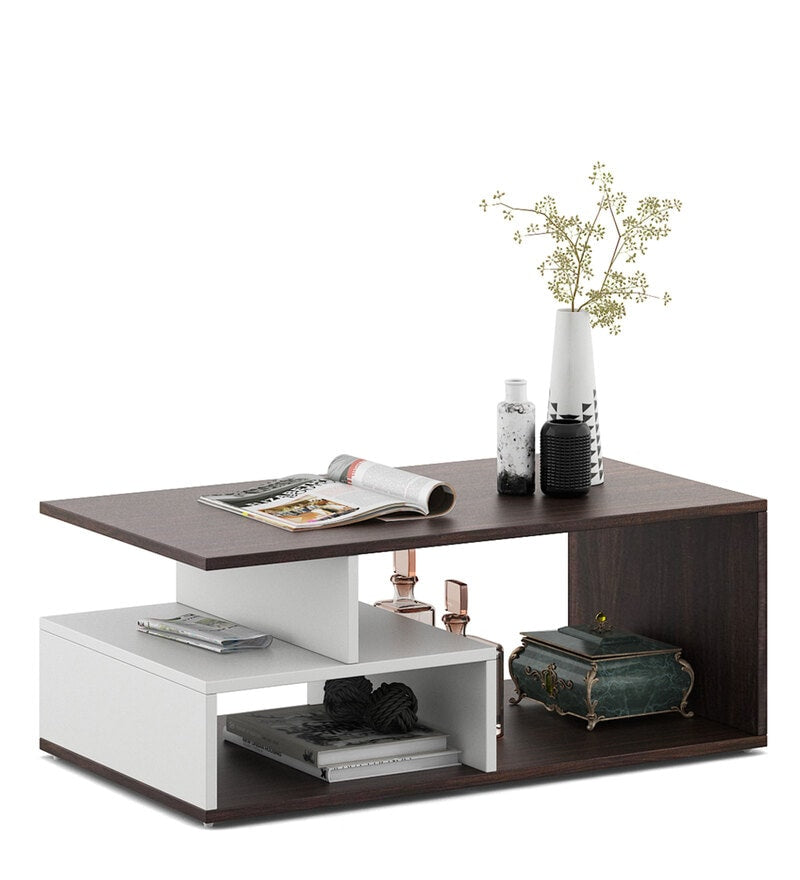 Witely Modern Coffee Table with Storage, Centre Table, Teapoy for Living Room
