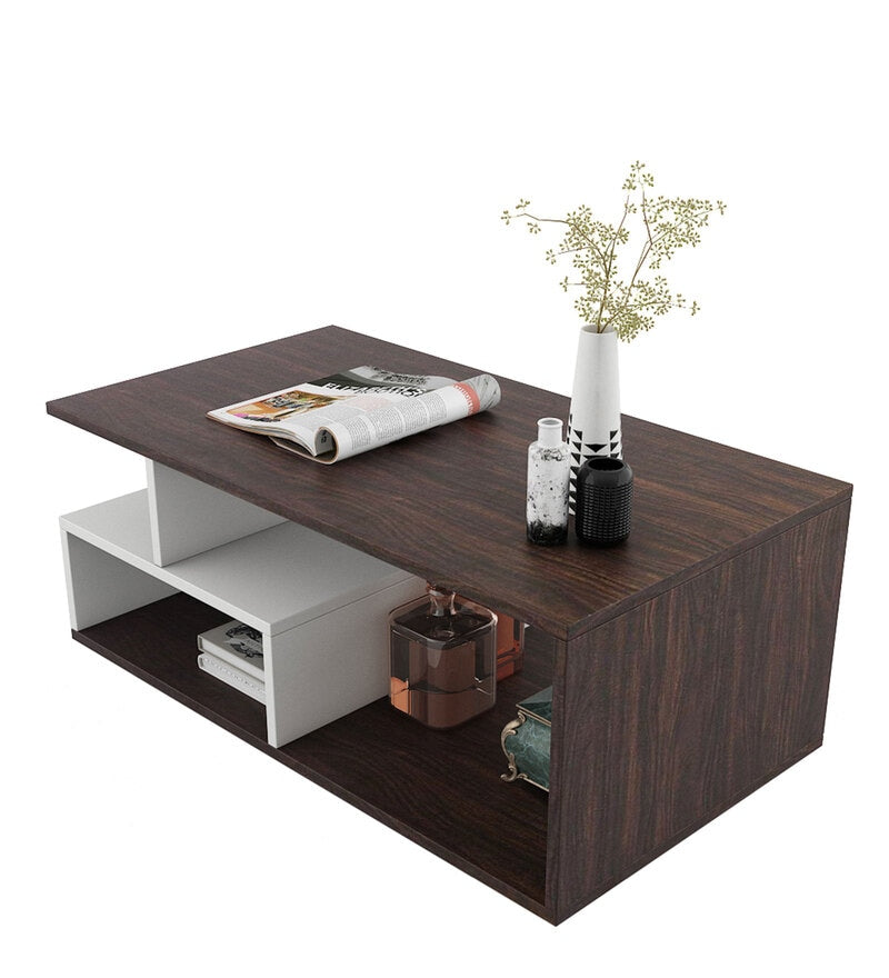 Witely Modern Coffee Table with Storage, Centre Table, Teapoy for Living Room