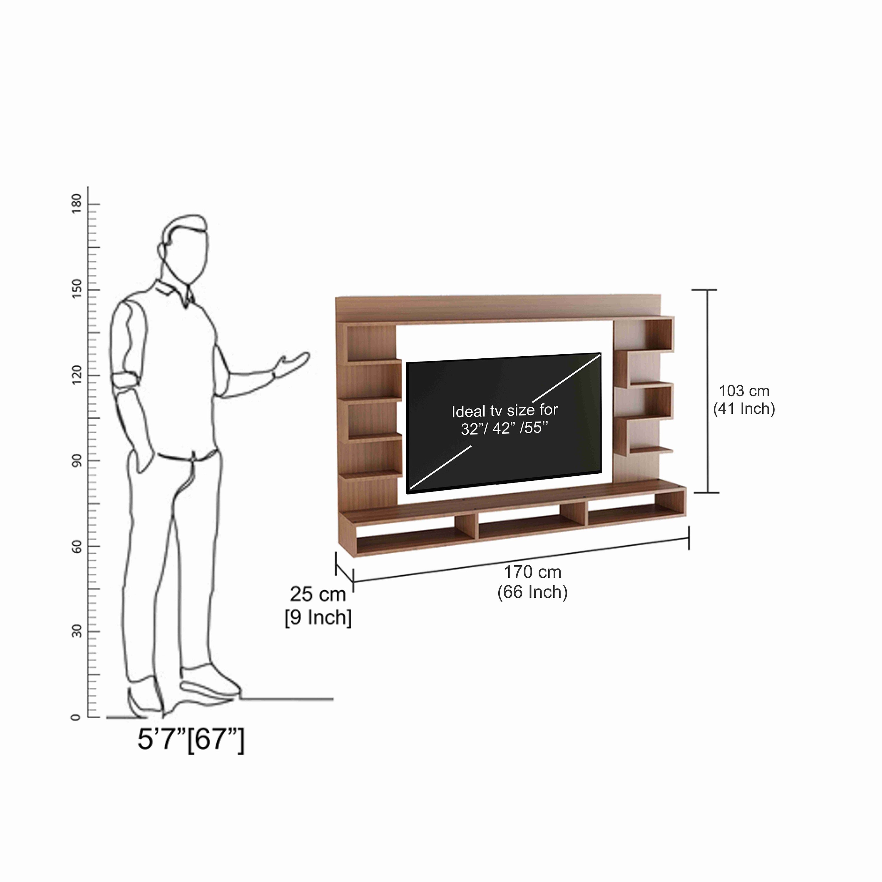 Cabiar Tv Entertainment Unit, Cabinet, Showcase, Stand For 55 Inch TV
