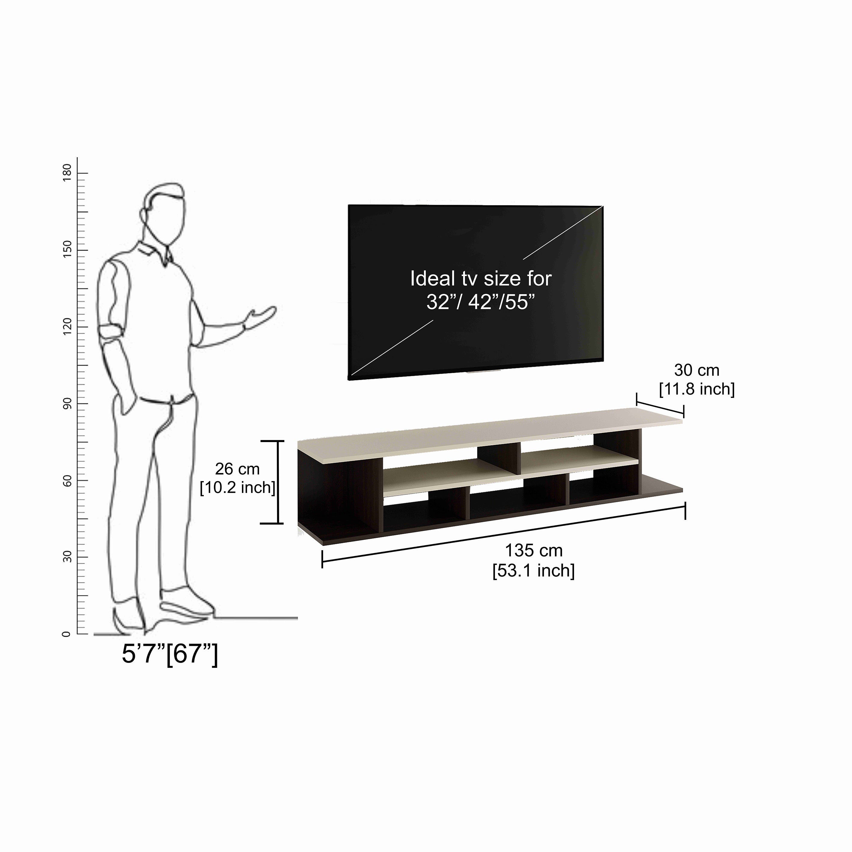 Edward Tv Entertainment Unit, Cabinet, Showcase, Stand For 55 Inch TV