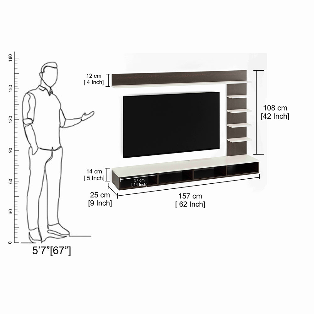Eplus Tv Entertainment Unit, Cabinet, Showcase, Stand 55 Inch TV