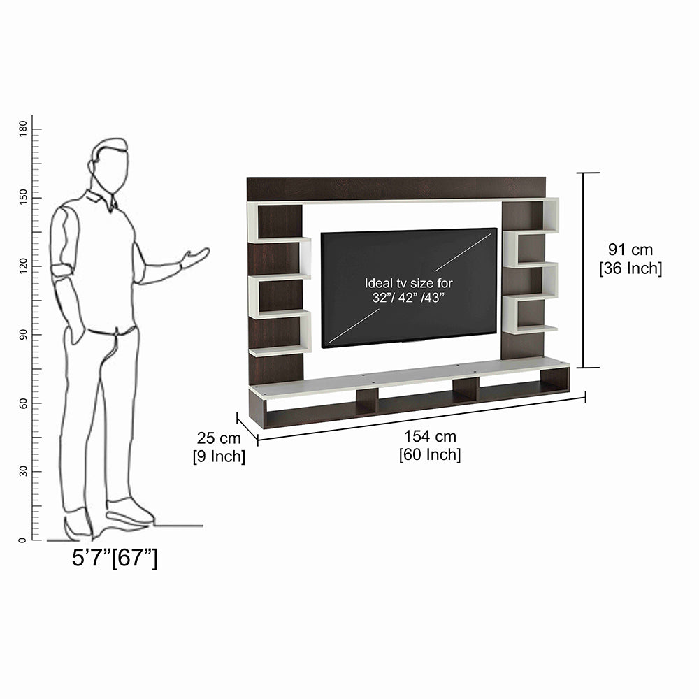 Cabiar Tv Entertainment Unit, Cabinet, Showcase, Stand for 43 Inch TV