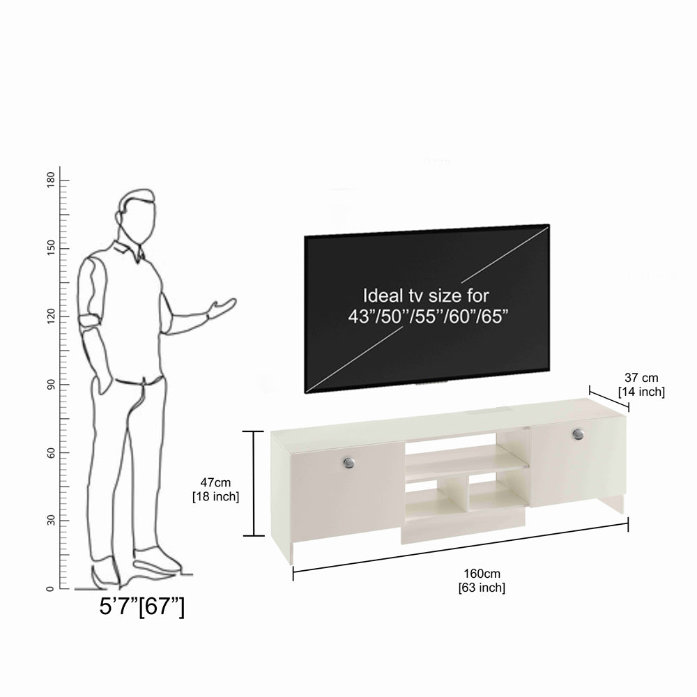 Salvi Tv Entertainment Unit, Cabinet, Showcase, Stand for 65 inch Tv