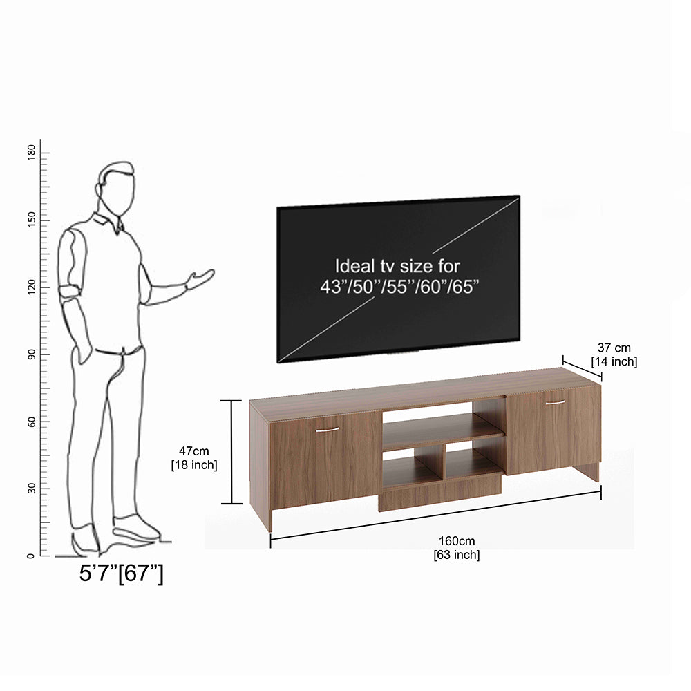 Salvi Tv Entertainment Unit, Cabinet, Showcase, Stand for 65 inch Tv