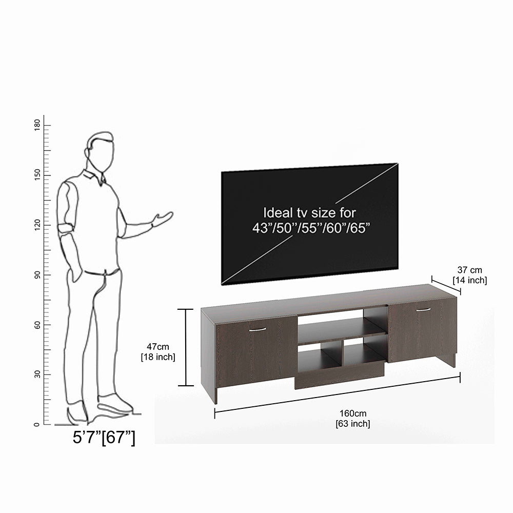 Salvi Tv Entertainment Unit, Cabinet, Showcase, Stand for 65 inch Tv