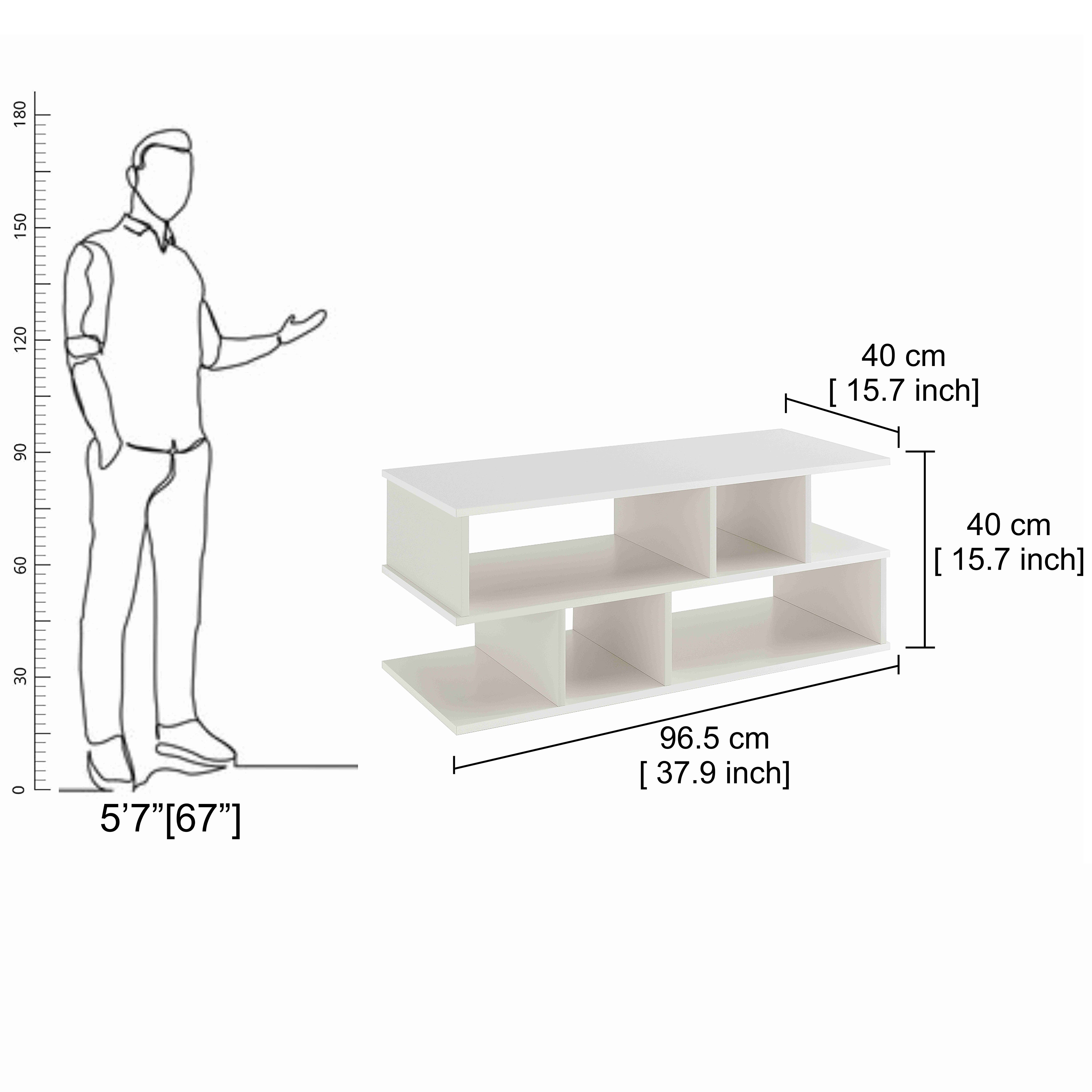 Casco Tv Entertainment Unit, Cabinet, Showcase, Stand For 43 Inch TV