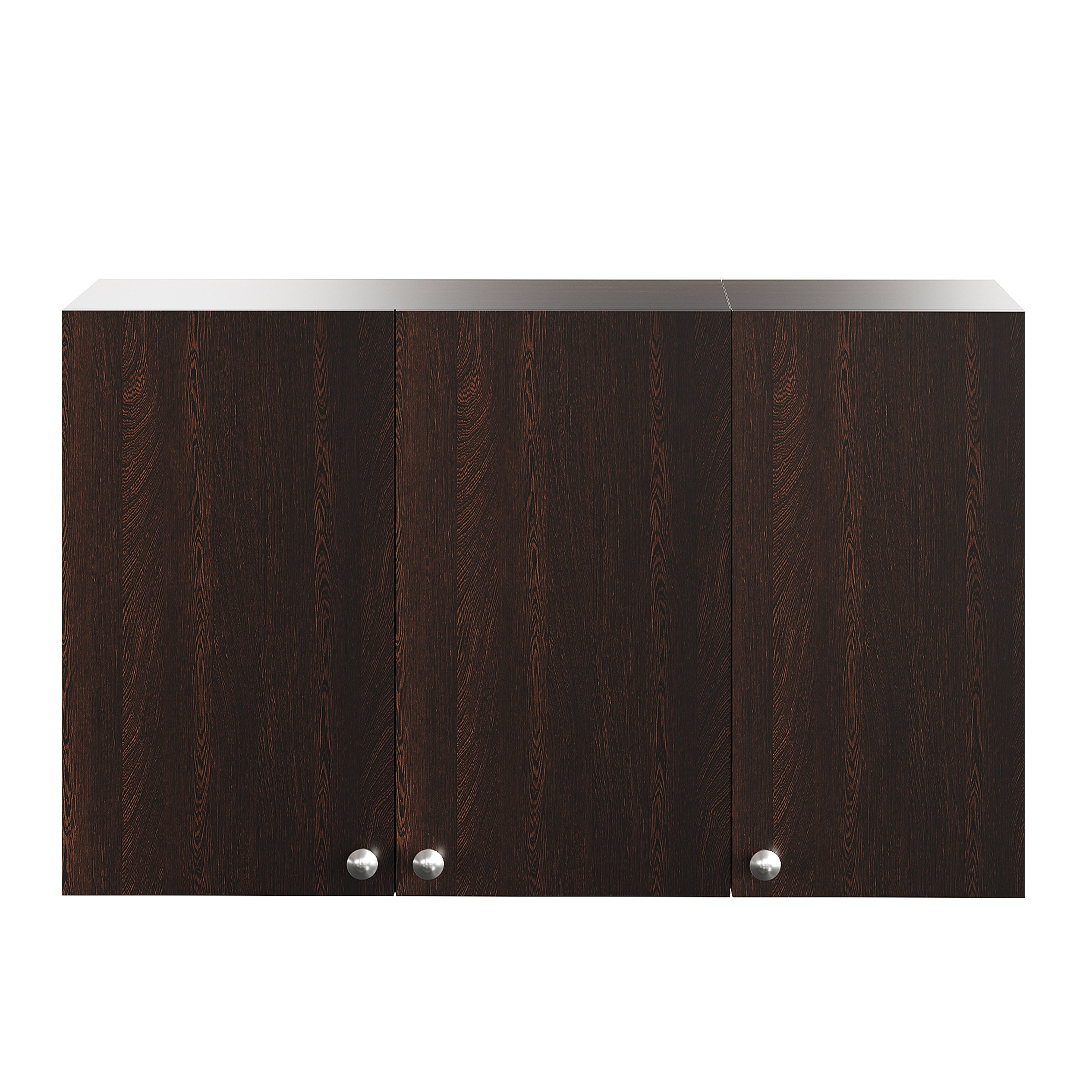 Woodwider Olender Engineered Wood Wall-Mount Kitchen Cabinet with Door – Space-Saving, Modern Storage Solution for Kitchen, Living Room, or Bathroom (Wenge)