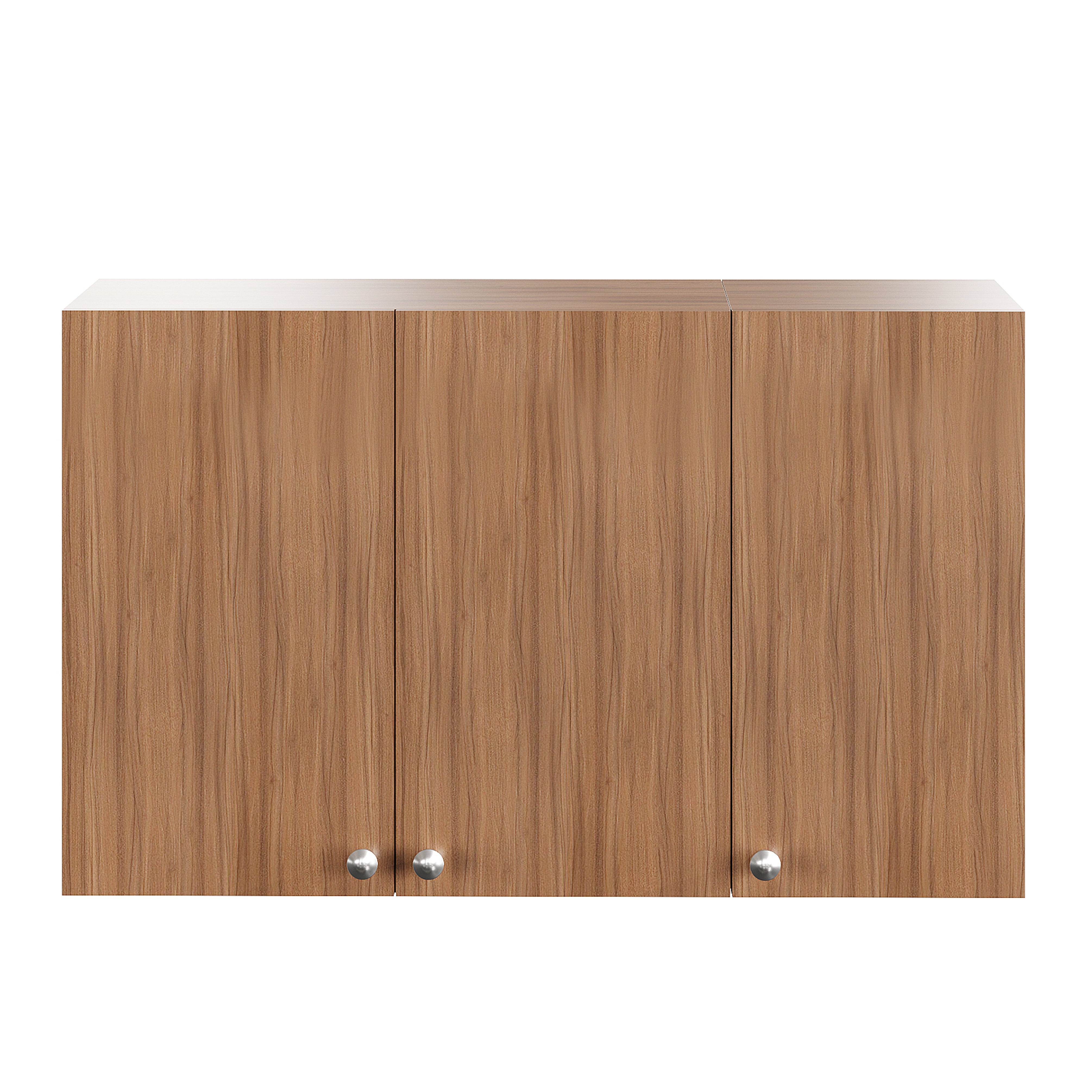 Woodwider Olender Engineered Wood Wall-Mount Kitchen Cabinet with Door – Space-Saving, Modern Storage Solution for Kitchen, Living Room, or Bathroom (Exotic Teak)