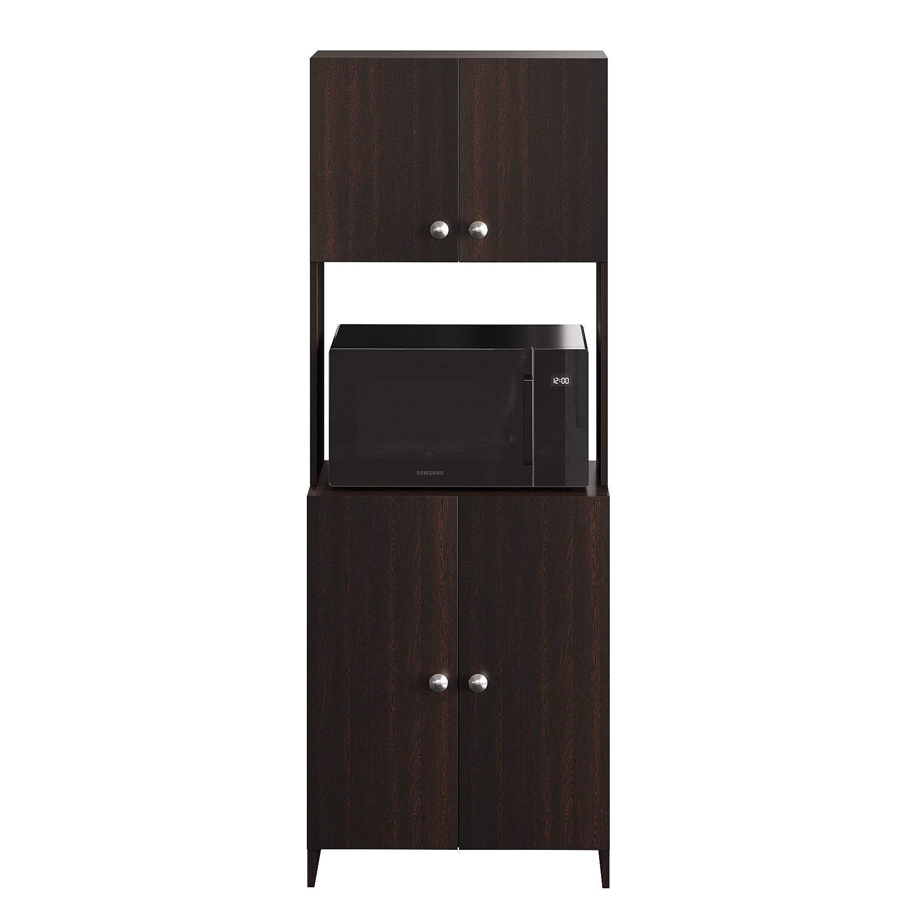 Compact Space Saving Unit for Kitchen & Dining (Wenge)