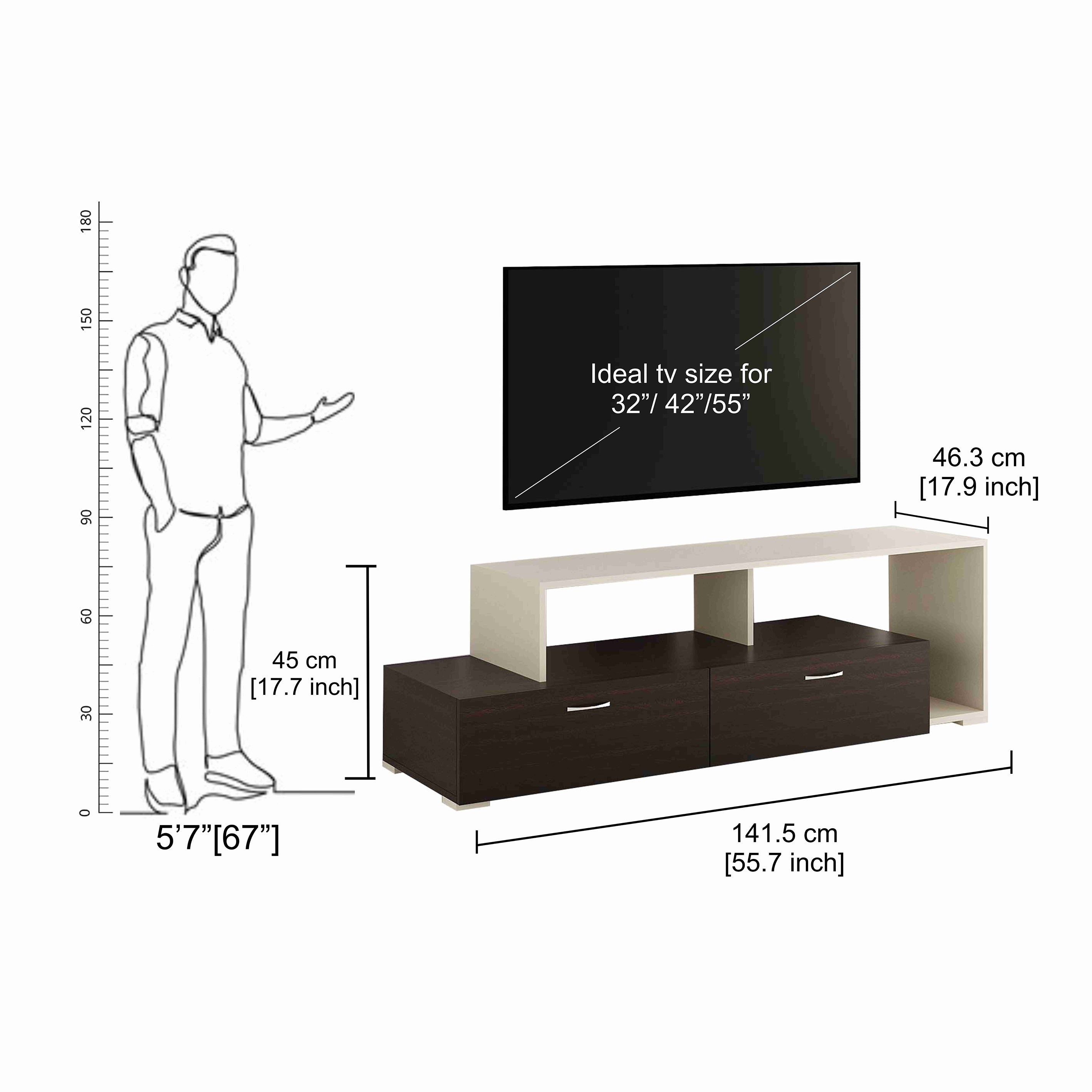 Dexon Tv Entertainment Unit, Cabinet, Showcase, Stand For 55 Inch TV