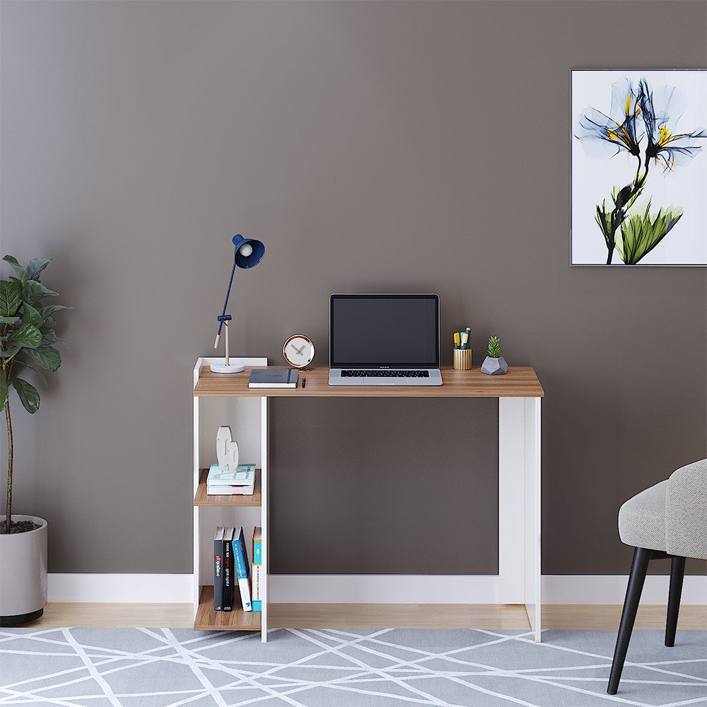 Lumia Study Table, Computer Desk, WFH Office Table with Storage