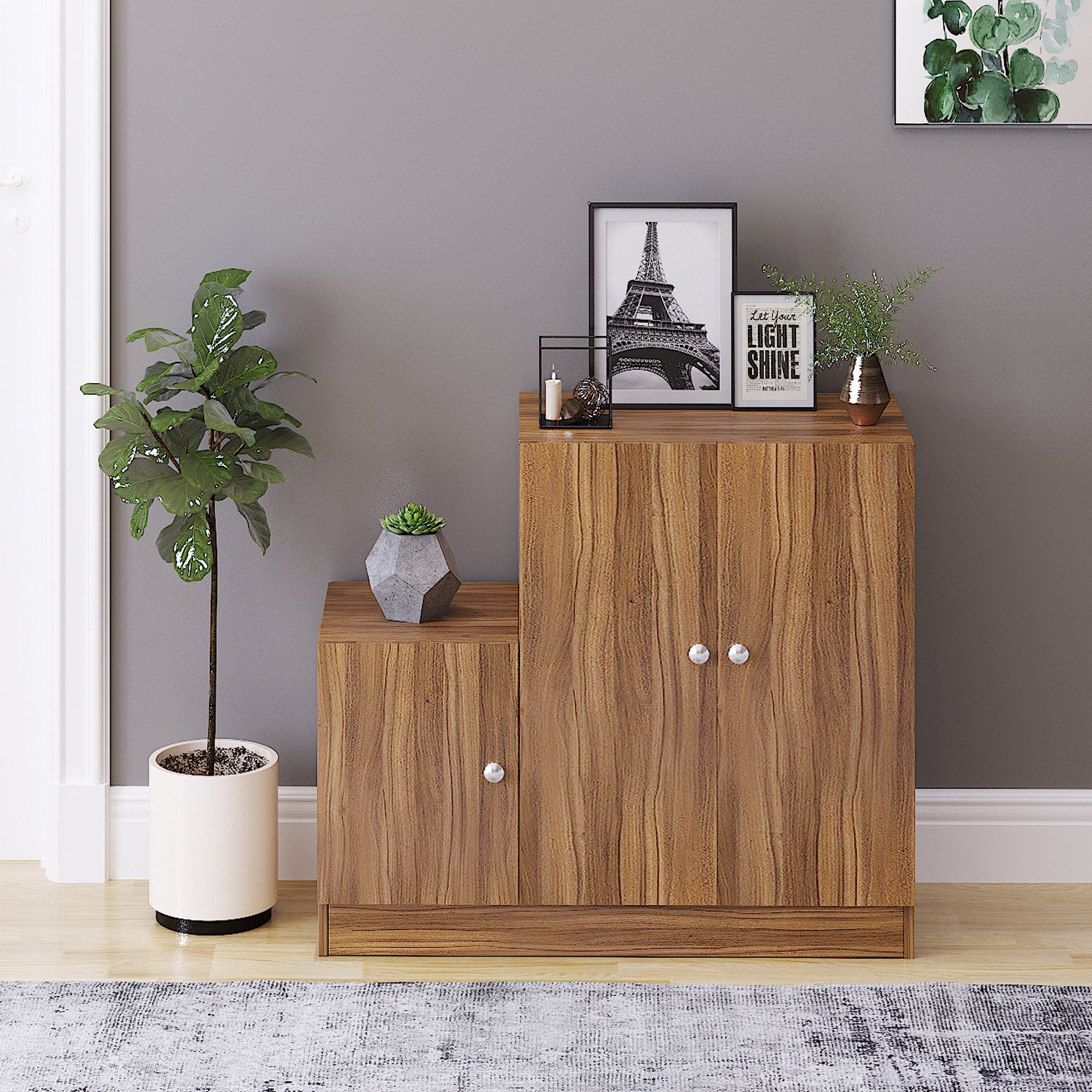 Embliss Closed Shoe Cabinet Rack Stand