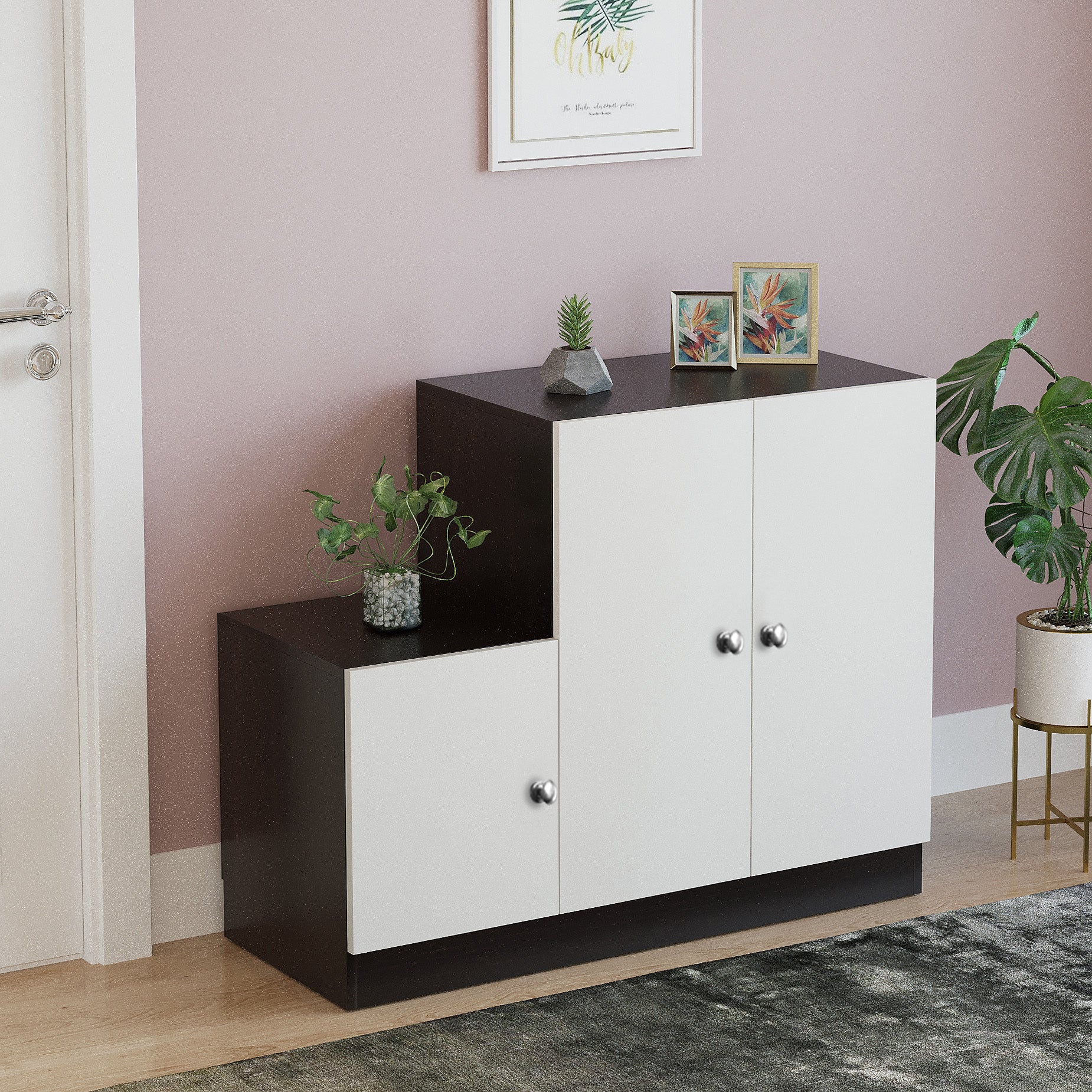 Embliss Closed Shoe Cabinet Rack Stand