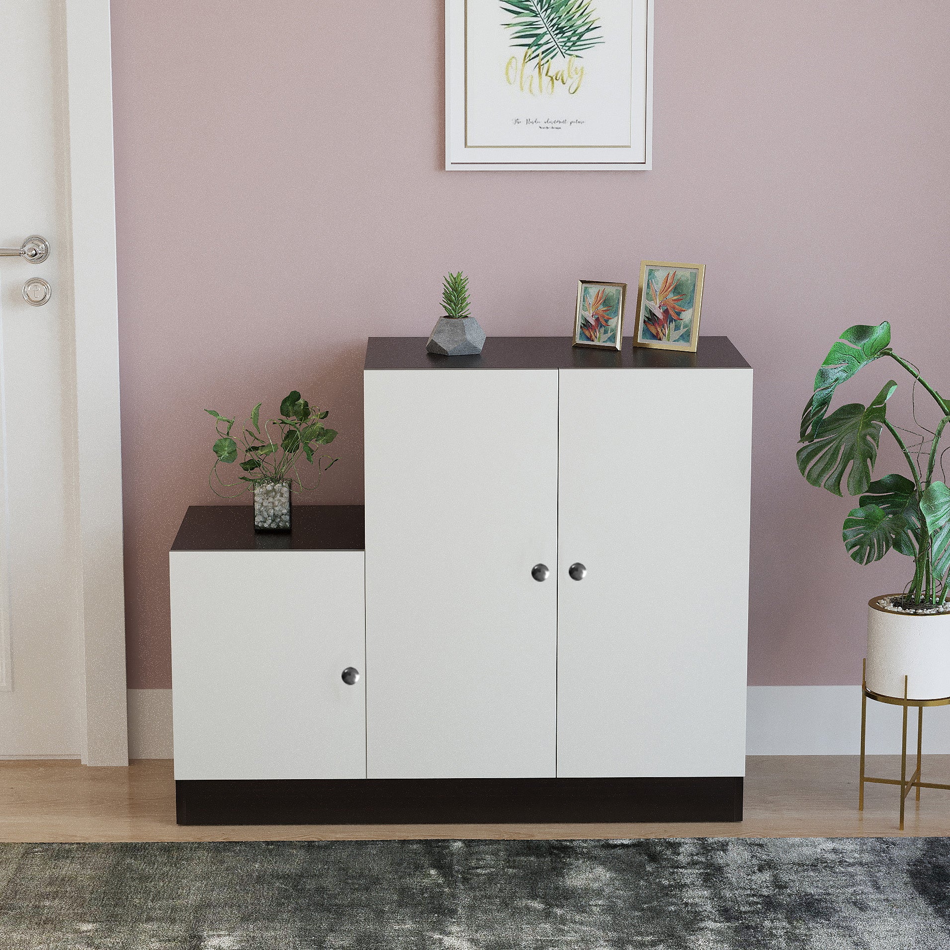 Embliss Closed Shoe Cabinet Rack Stand