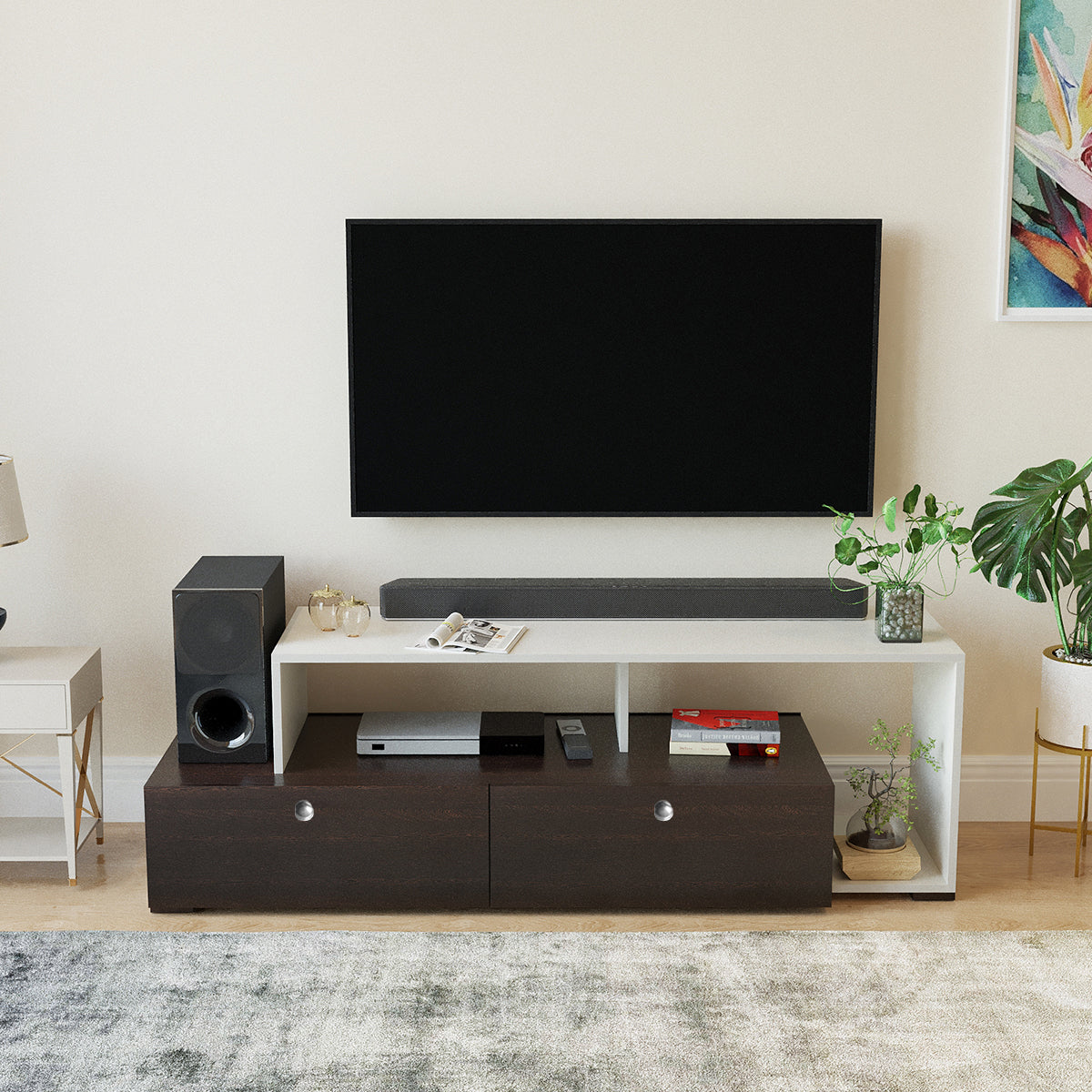 Dexon Tv Entertainment Unit, Cabinet, Showcase, Stand For 43 Inch TV