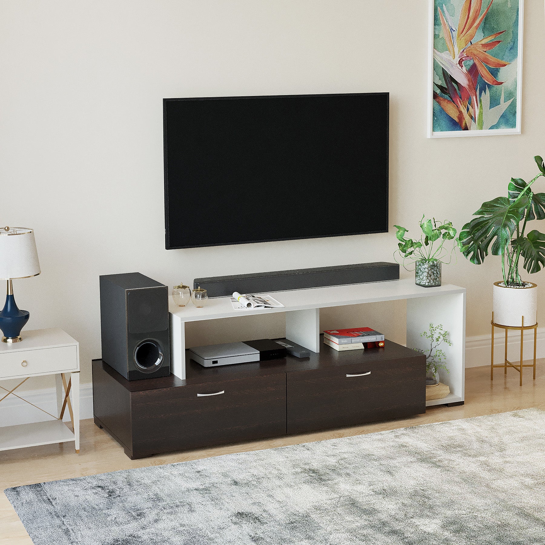 Dexon Tv Entertainment Unit, Cabinet, Showcase, Stand For 55 Inch TV