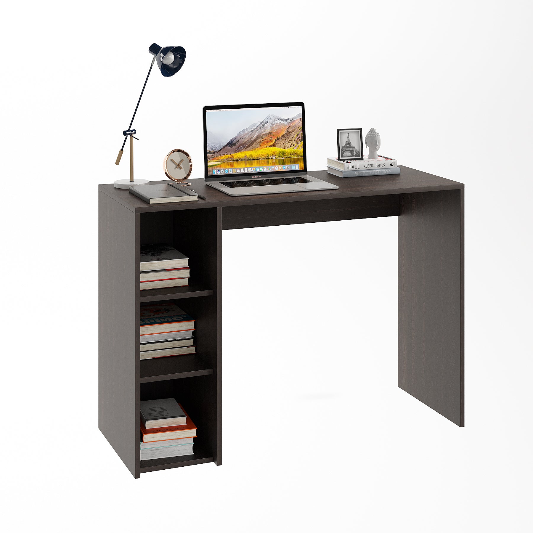 Floor-Standing Wooden Modern Study Table For Home – Furneaser Dettlet