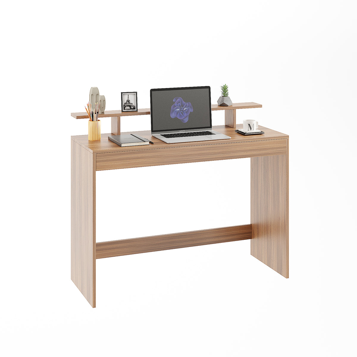 Furneaser Freya Study Table for Students & Home Office, Wooden Compute