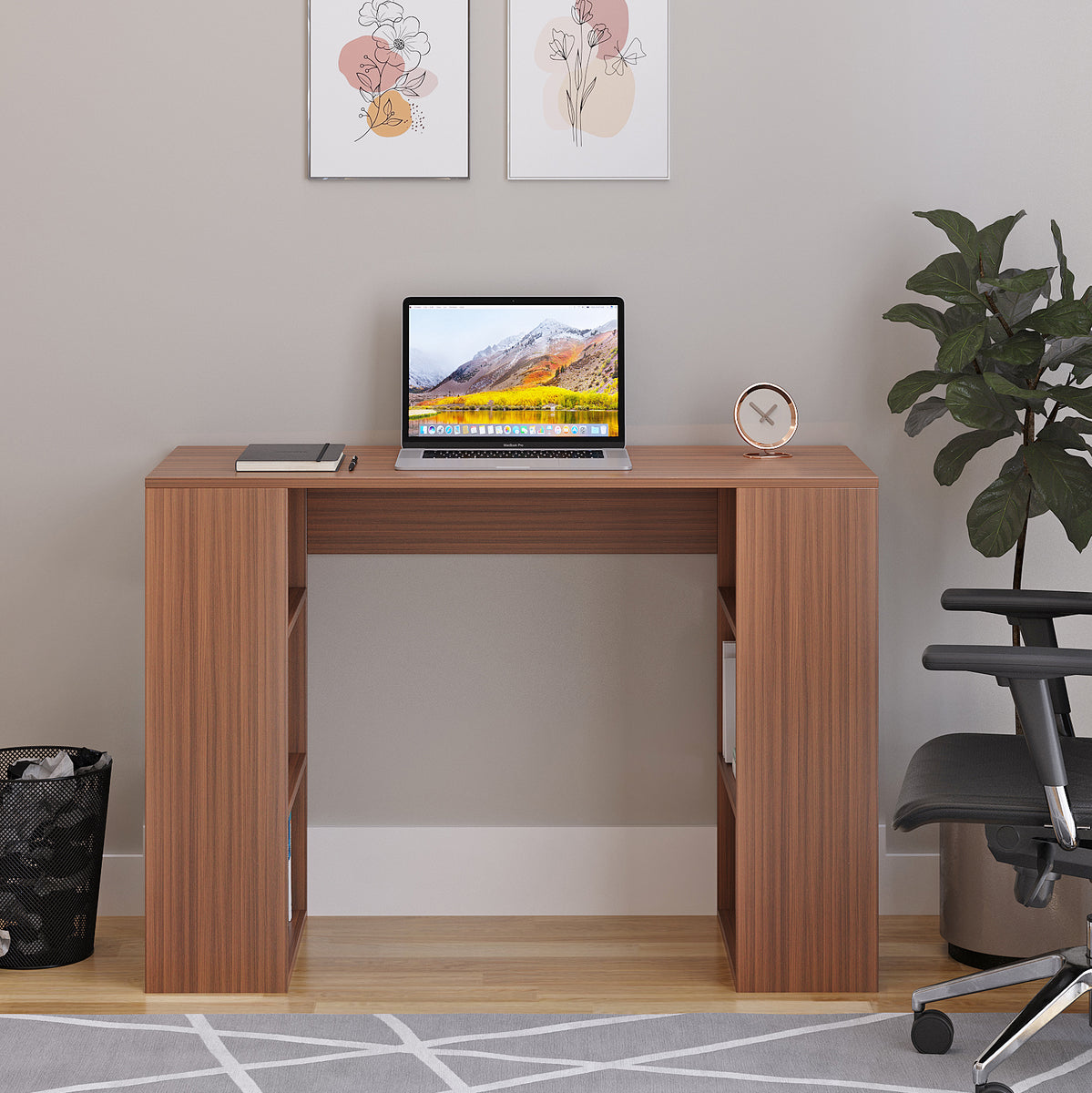 Woodwider Jade Wooden Study Table, Workstation, Computer, Laptop, WFH ...