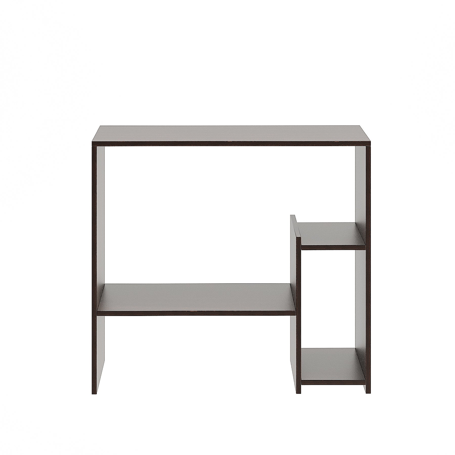 Woodwider Vivian Wooden Study Table, Workstation, Computer, Laptop, WFH Office Desk, Gaming Table with Storage, Wenge