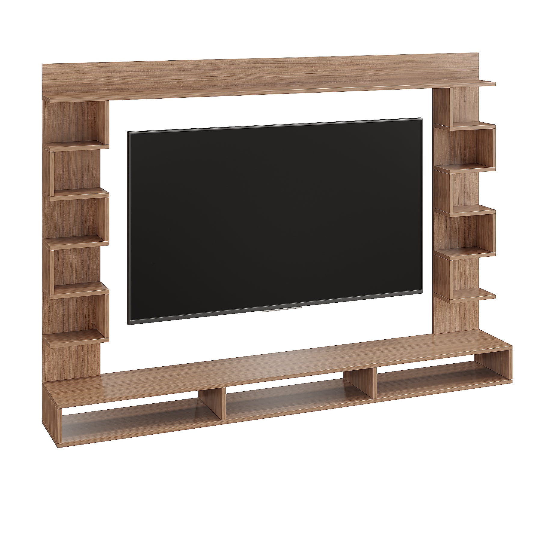 Cabiar Tv Entertainment Unit, Cabinet, Showcase, Stand For 55 Inch TV (Exotic Teak)