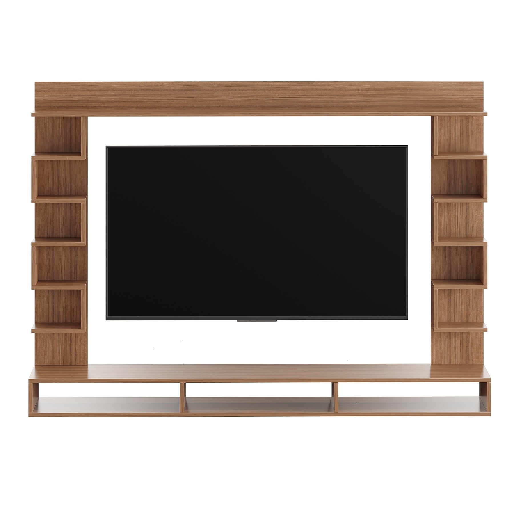 Cabiar Tv Entertainment Unit, Cabinet, Showcase, Stand For 55 Inch TV (Exotic Teak)
