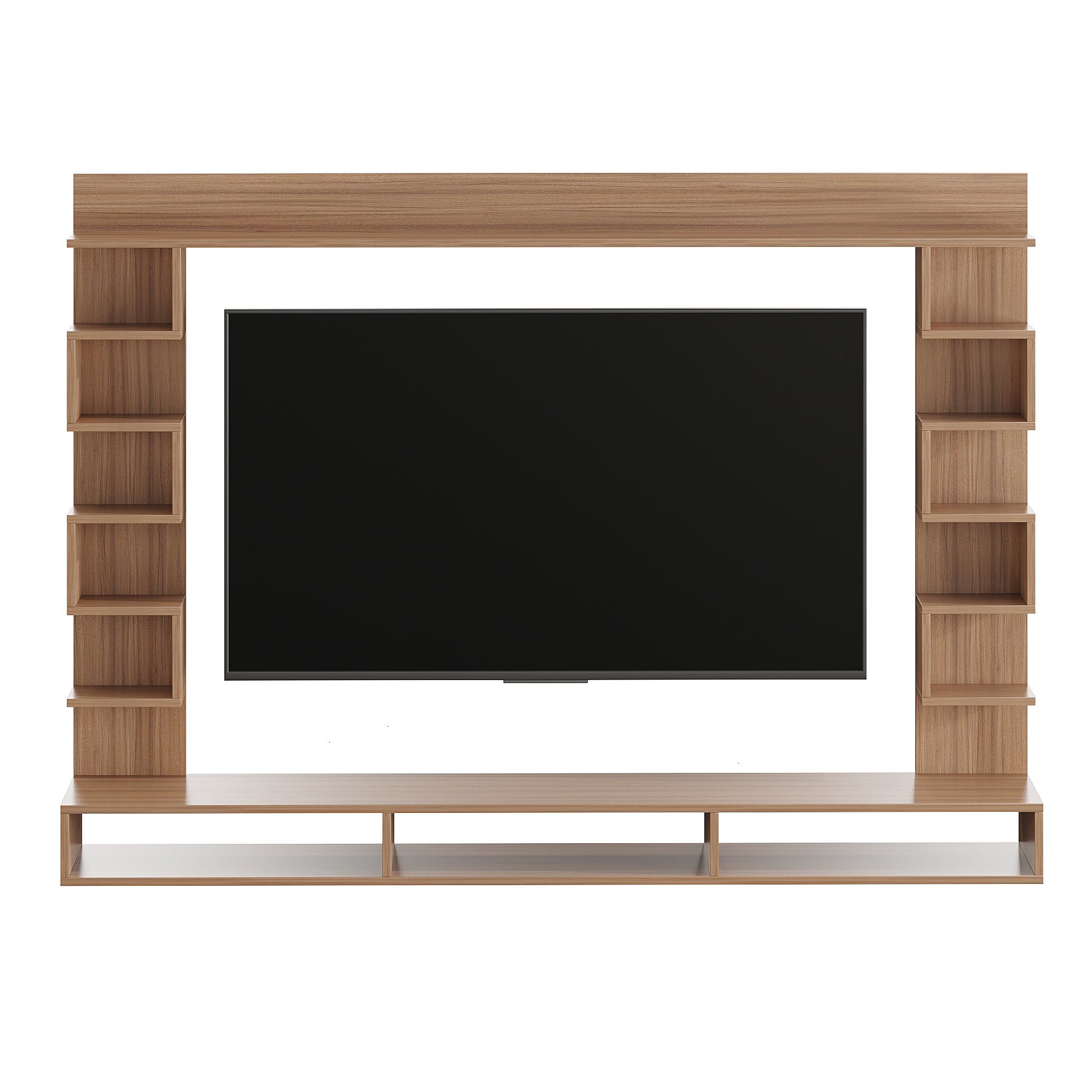 Cabiar Tv Entertainment Unit, Cabinet, Showcase, Stand For 55 Inch TV (Exotic Teak)