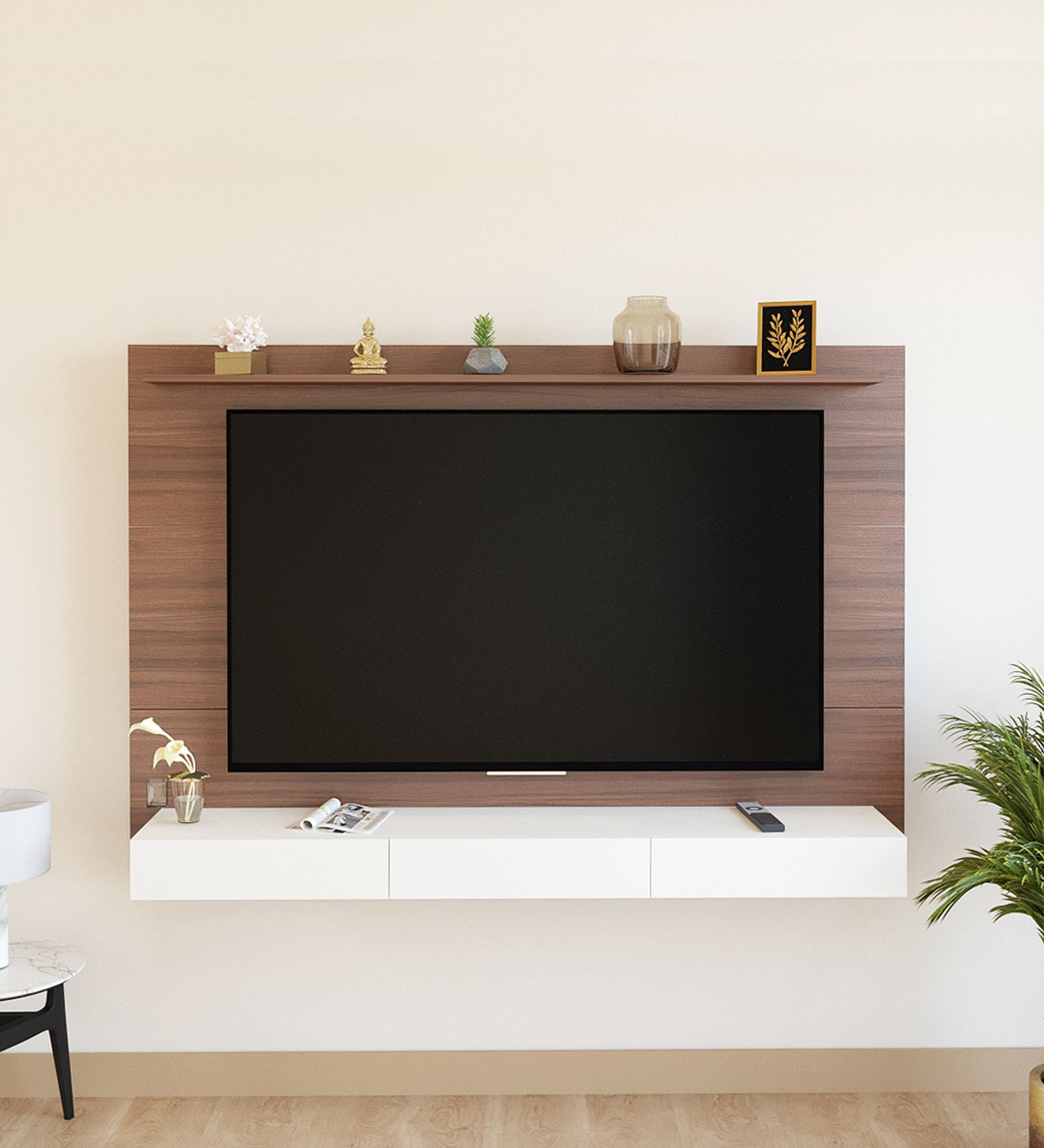 Laminor Tv Entertainment Unit, Cabinet, Showcase, Stand 55 Inch TV